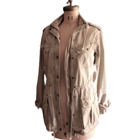 🌼host pick🌼 Aritzia Talula Trooper utility army jacket with hood - Picture 8 of 16